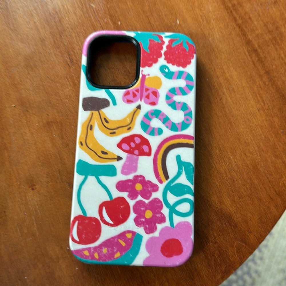 Casely case with banana butterfly snake mushroom cherry flower watermelon cover